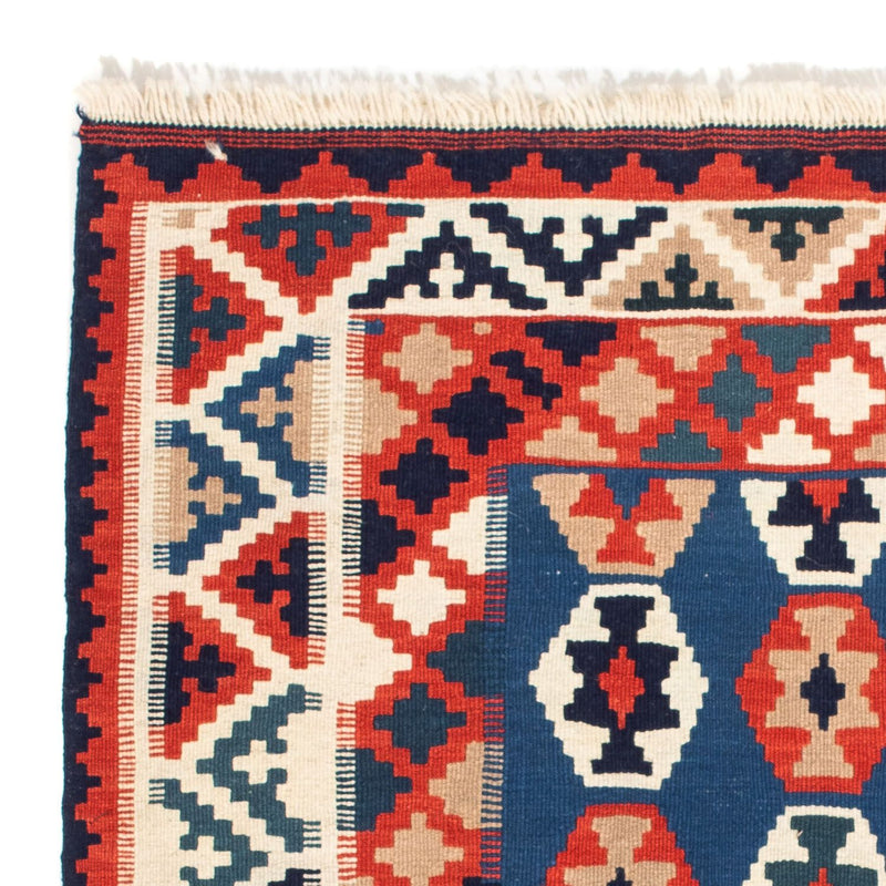 Kelim Fars Teppich 102x103cm - dunkelblau