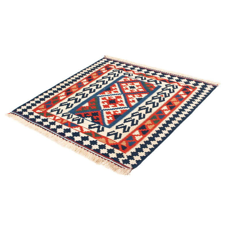 Kelim Fars Teppich 96x102cm - mehrfarbig