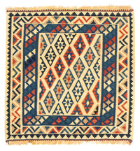 Kelim Fars Teppich 100x100cm - beige – product image