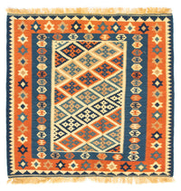 Kelim Fars Teppich 98x100cm - mehrfarbig – product image