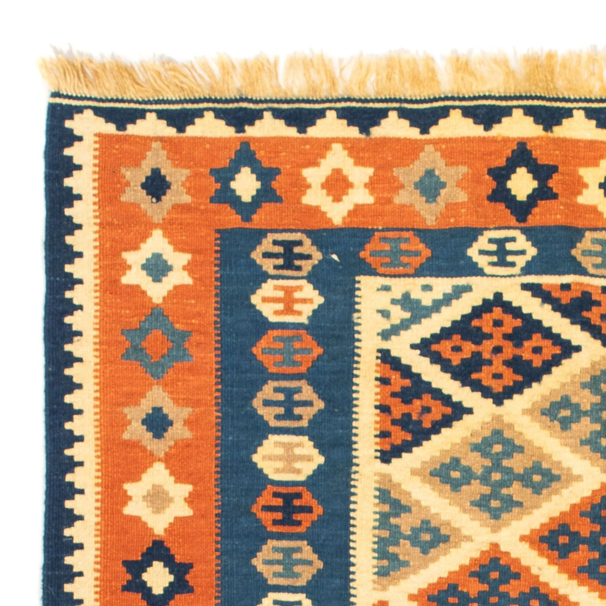 Kelim Fars Teppich 98x100cm - mehrfarbig