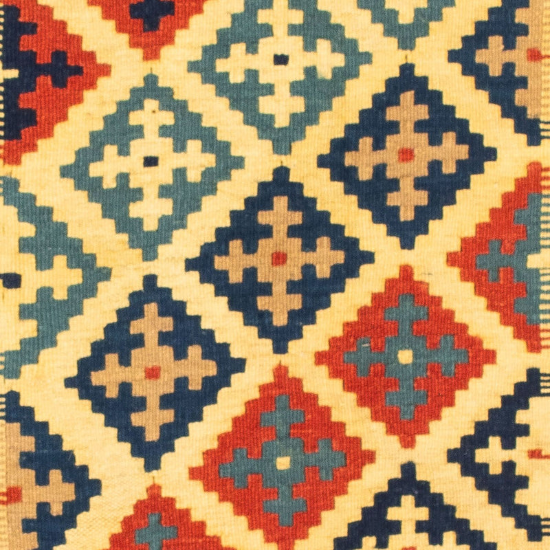 Kelim Fars Teppich 102x105cm - mehrfarbig