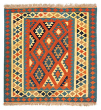 Kelim Fars Teppich 103x103cm - rost – product image