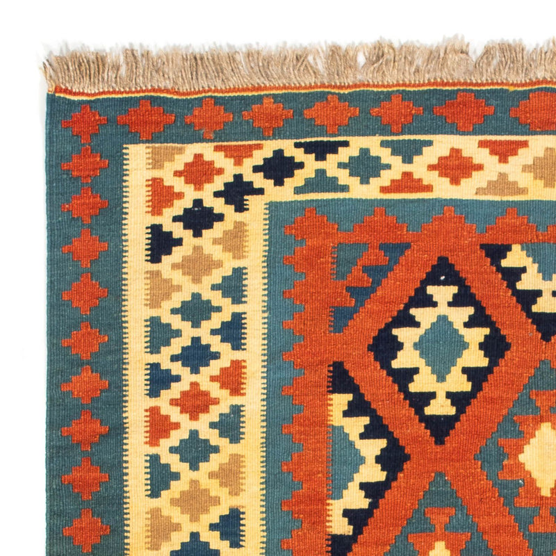 Kelim Fars Teppich 103x103cm - rost
