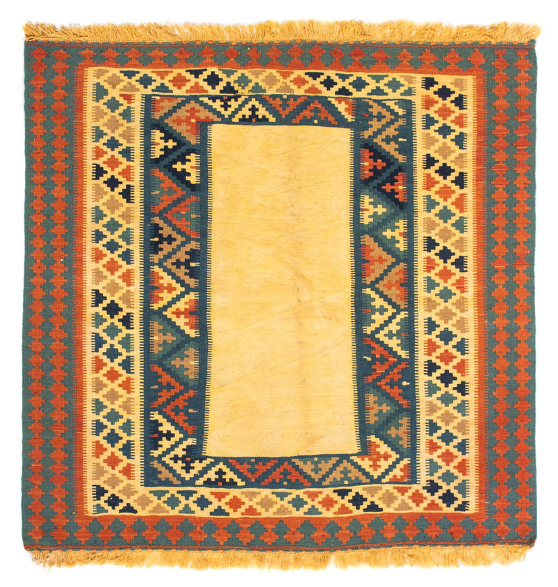 Kelim Fars Teppich 97x100cm - beige
