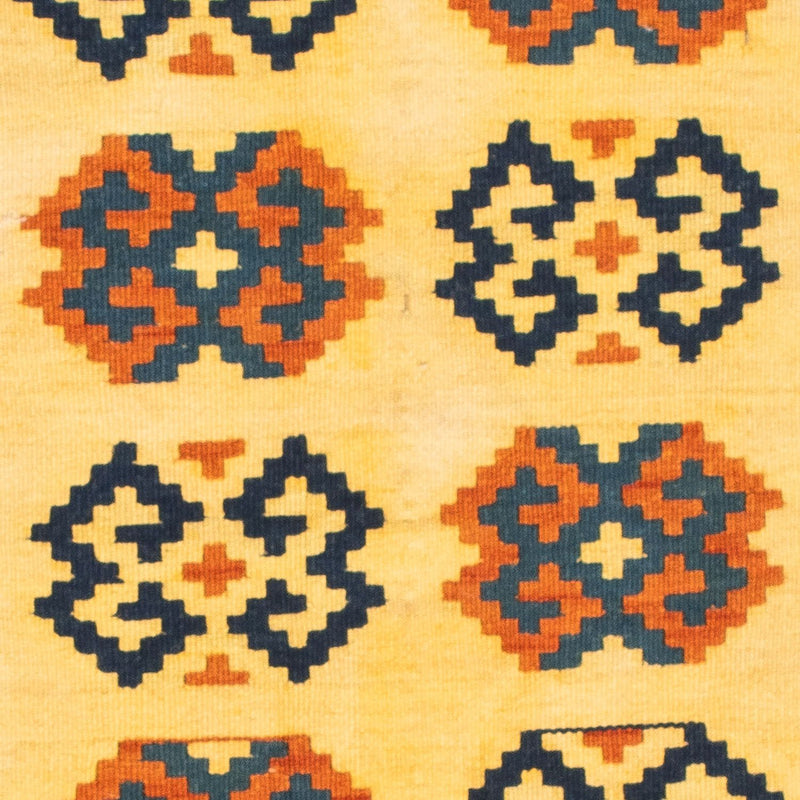 Kelim Fars Teppich 100x107cm - hellbeige