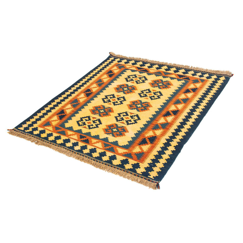 Kelim Fars Teppich 100x107cm - hellbeige