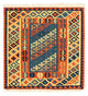 Kelim Fars Teppich 100x105cm - mehrfarbig