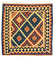 Kelim Fars Teppich 96x98cm - mehrfarbig