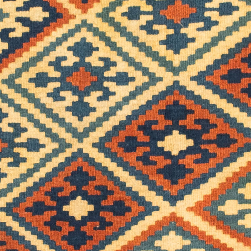Kelim Fars Teppich 95x105cm - mehrfarbig