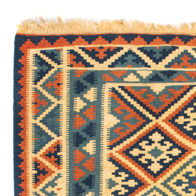 Kelim Fars Teppich 95x105cm - mehrfarbig
