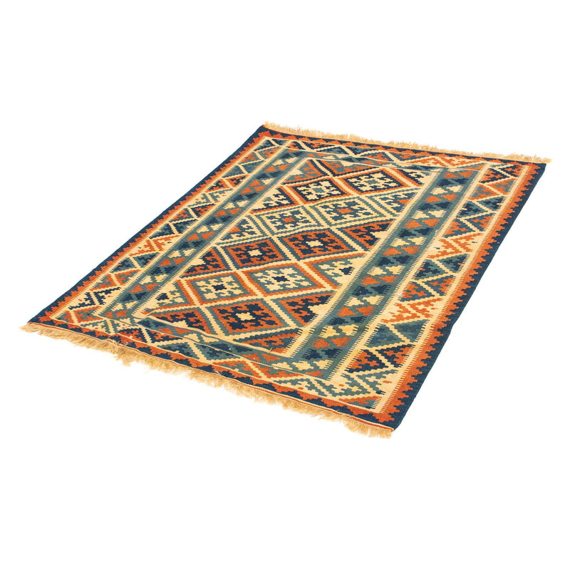 Kelim Fars Teppich 95x105cm - mehrfarbig