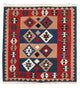 Kelim Teppich - Oriental 97 x 100 cm - mehrfarbig