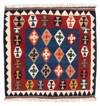 Kelim Fars Teppich 96x100cm - dunkelblau – product image