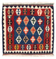 Kelim Fars Teppich 96x100cm - dunkelblau