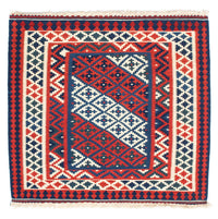 Kelim Fars Teppich 95x100cm - dunkelblau – product image