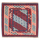 Kelim Fars Teppich 95x100cm - dunkelblau