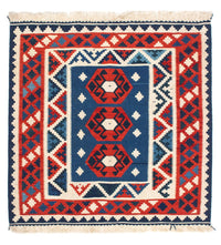 Kelim Teppich - Oriental 104 x 105 cm - dunkelblau – product image