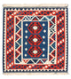 Kelim Teppich - Oriental 104 x 105 cm - dunkelblau