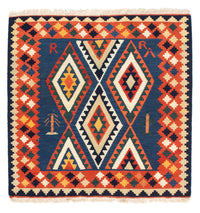 Kelim Fars Teppich 98x100cm - dunkelblau – product image