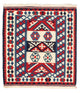 Kelim Fars Teppich 102x105cm - dunkelblau