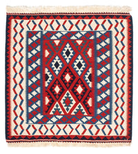 Kelim Fars Teppich 103x106cm - dunkelrot – product image