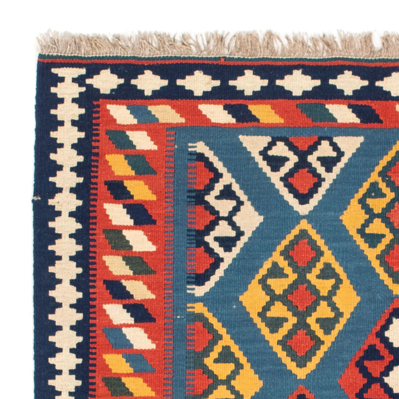 Kelim Fars Teppich 99x101cm - dunkelblau