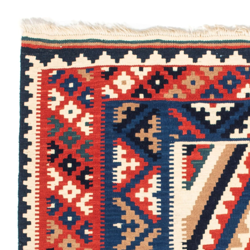 Kelim Fars Teppich 100x106cm - mehrfarbig