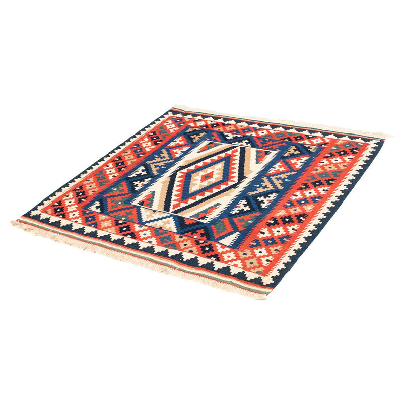 Kelim Fars Teppich 100x106cm - mehrfarbig