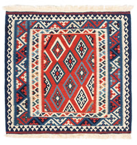Kelim Fars Teppich 101x103cm - mehrfarbig – product image