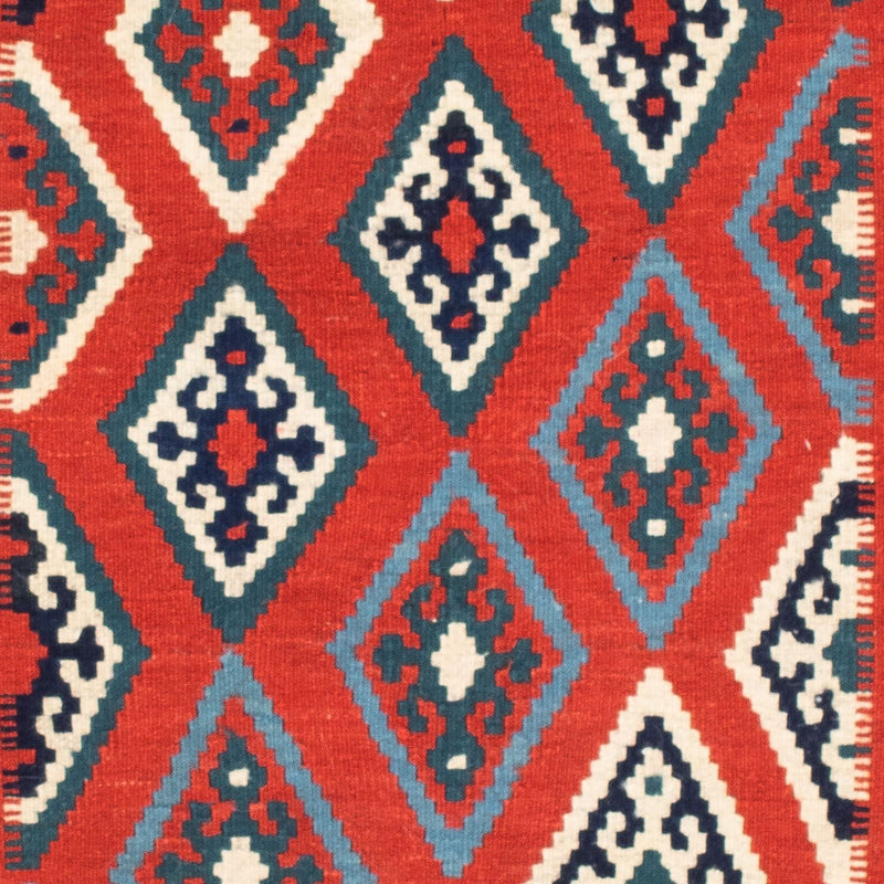 Kelim Fars Teppich 101x103cm - mehrfarbig