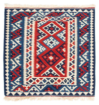 Kelim Fars Teppich 103x103cm - mehrfarbig – product image