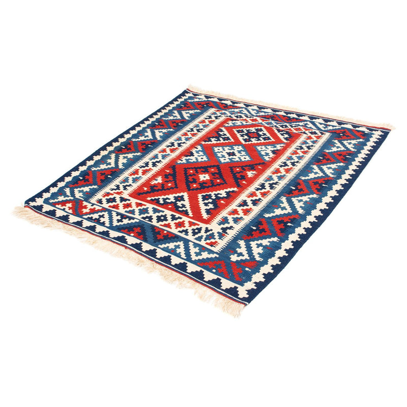Kelim Fars Teppich 103x103cm - mehrfarbig