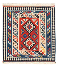 Kelim Fars Teppich 100x106cm - mehrfarbig – product image