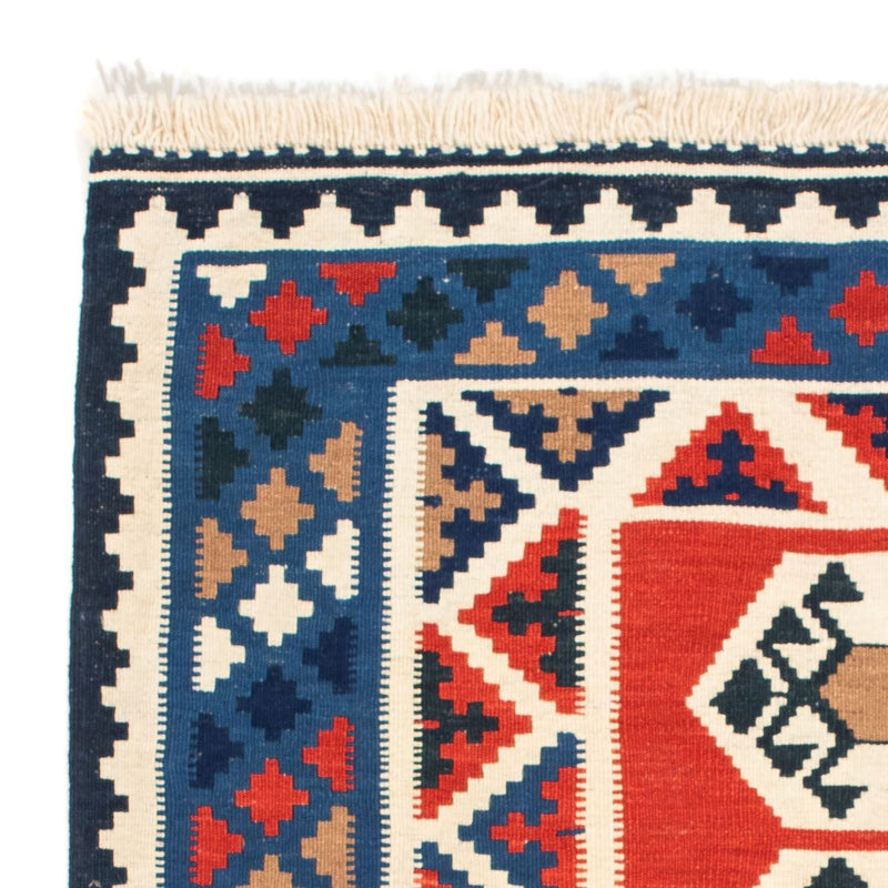 Kelim Fars Teppich 103x103cm - mehrfarbig