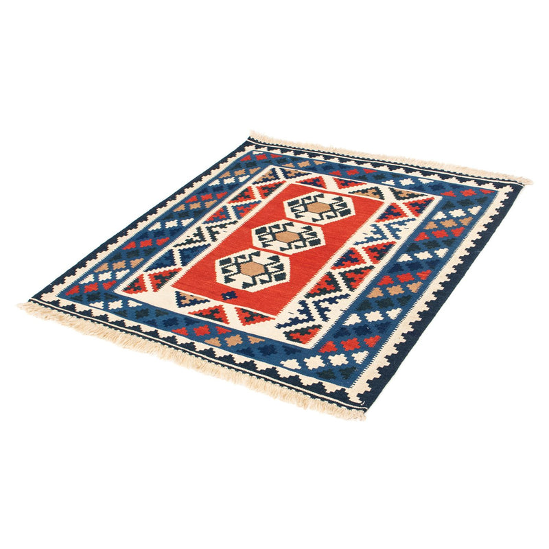 Kelim Fars Teppich 103x103cm - mehrfarbig