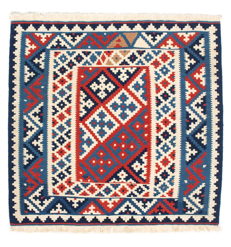 Kelim Fars Teppich 96x101cm - mehrfarbig