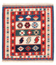 Kelim Fars Teppich 100x106cm - mehrfarbig