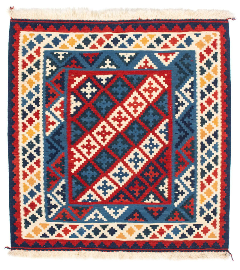 Kelim Fars Teppich 104x105cm - mehrfarbig