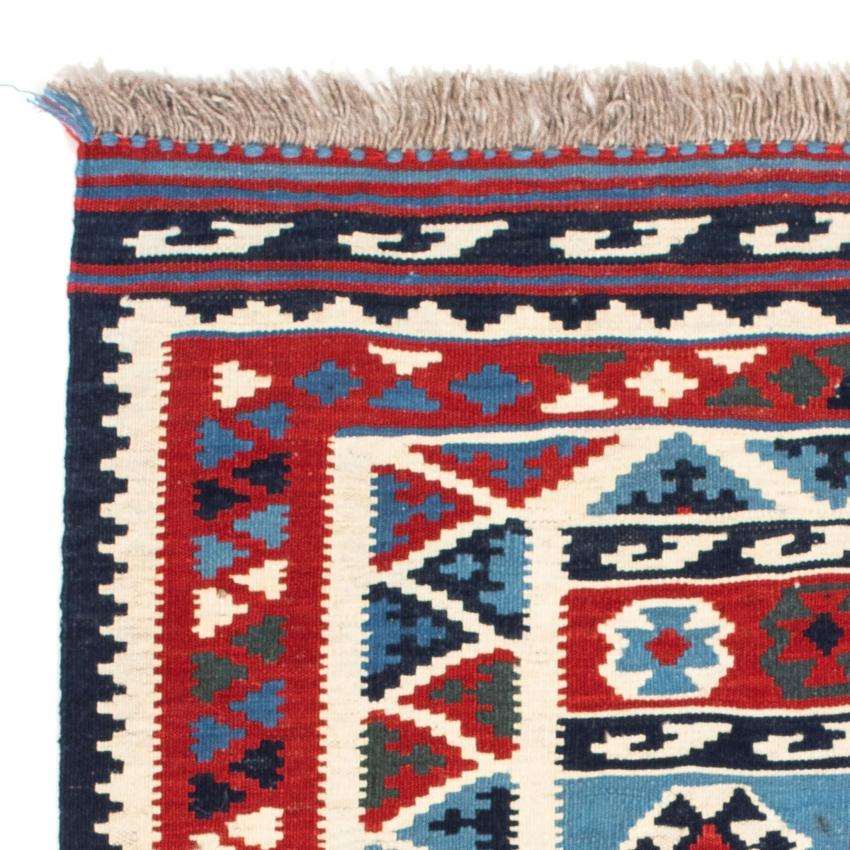 Kelim Fars Teppich 99x104cm - mehrfarbig