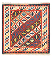 Kelim Fars Teppich 102x106cm - dunkelrot – product image