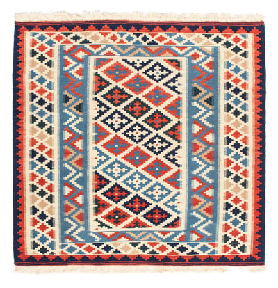 Kelim Fars Teppich 100x105cm - beige
