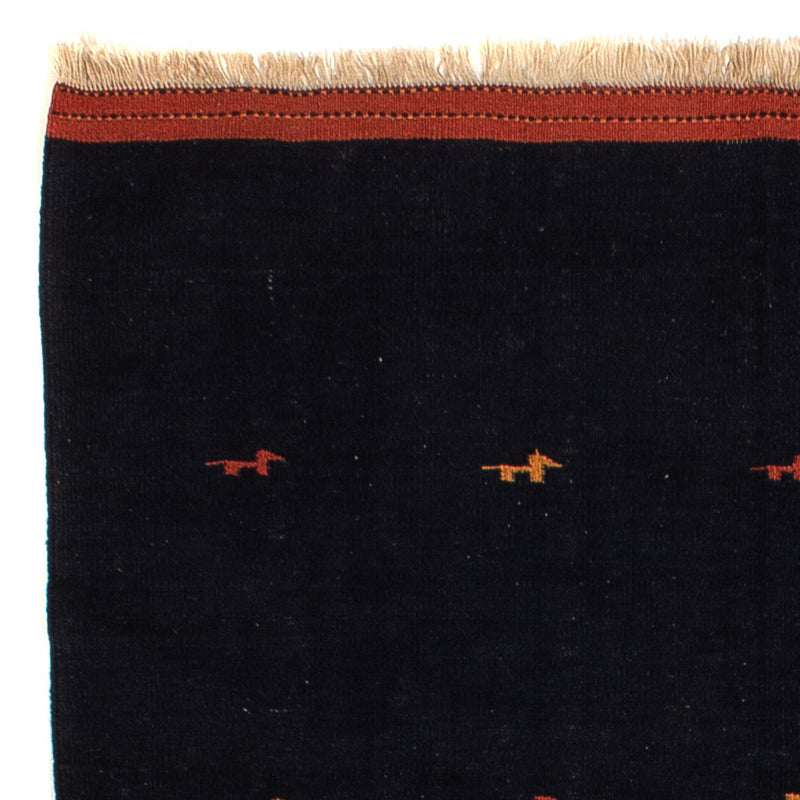 Kelim Fars Teppich 150x206cm - dunkelblau