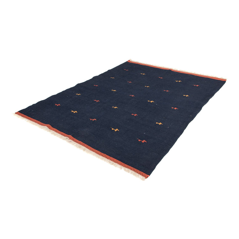 Kelim Fars Teppich 150x206cm - dunkelblau