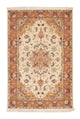 Täbriz - 50 Raj Teppich 100x154cm - Perserteppich - beige