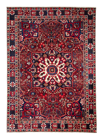 Bachtiar Teppich 268x360cm - Perserteppich - dunkelrot