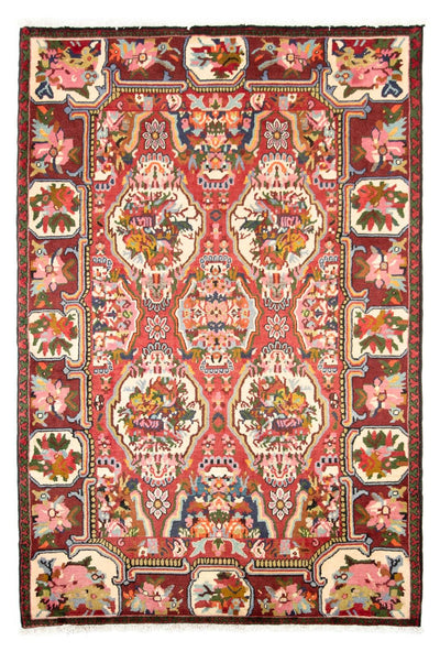 Bachtiar Teppich 136x197cm - Perserteppich - dunkelrot