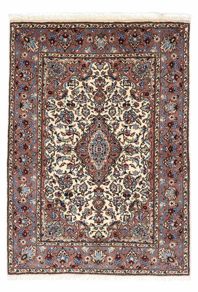 Keshan Teppich 99x142cm - Perserteppich - beige