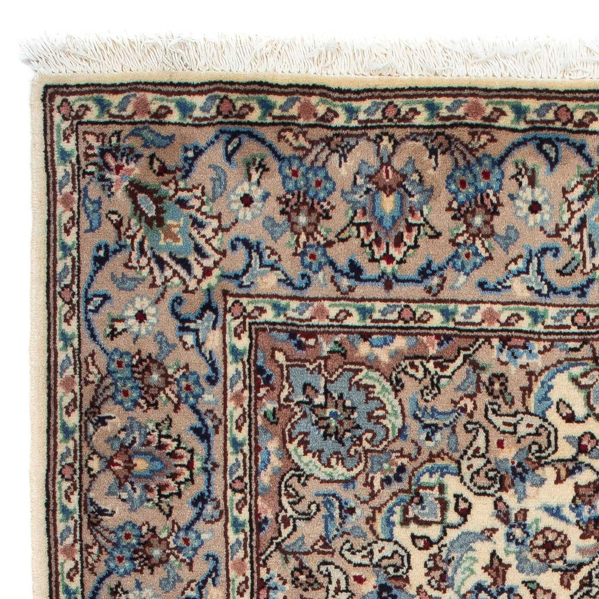 Keshan Teppich 98x147cm - Perserteppich - beige
