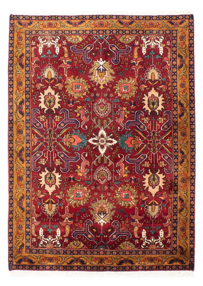 Ardebil Teppich 138x191cm - Perserteppich - dunkelrot